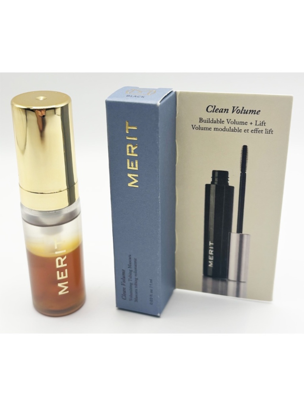 NEW Merit serum and mascara set